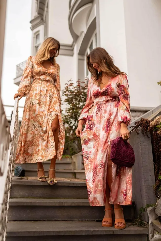 Women039s Clothing Dresses Easy Clothes Pink And Orange Sylva Maxi Dress Pinkorange Women039s Clothing Dresses Easy Clothes Pink And Orange Sylva Maxi Dress Pinkorange