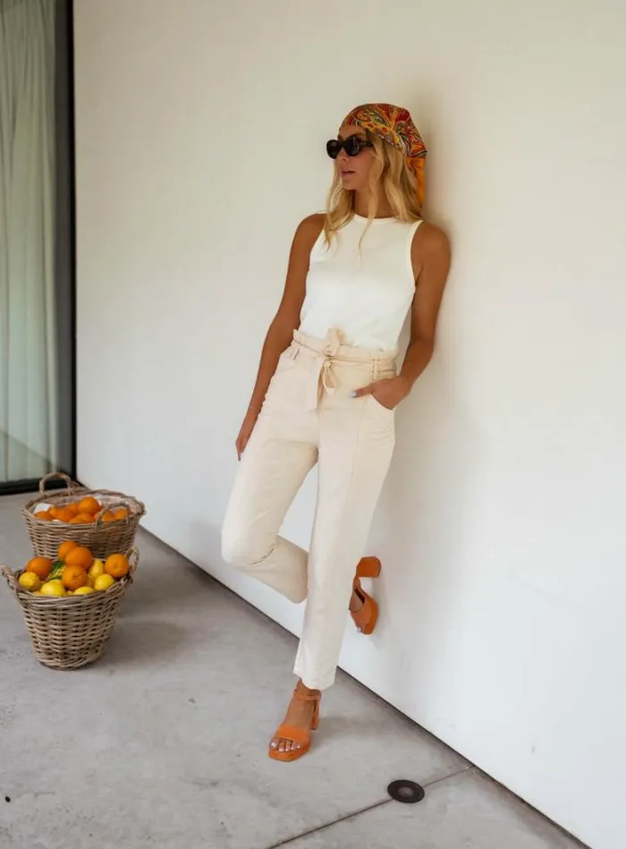 Women039s Clothing Pants and Jeans Easy Clothes Beige Melina Jeans