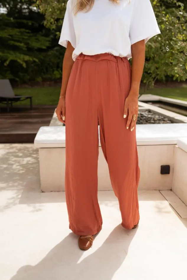 Women039s Clothing Pants and Jeans Easy Clothes Brick Rafael Pants Brick