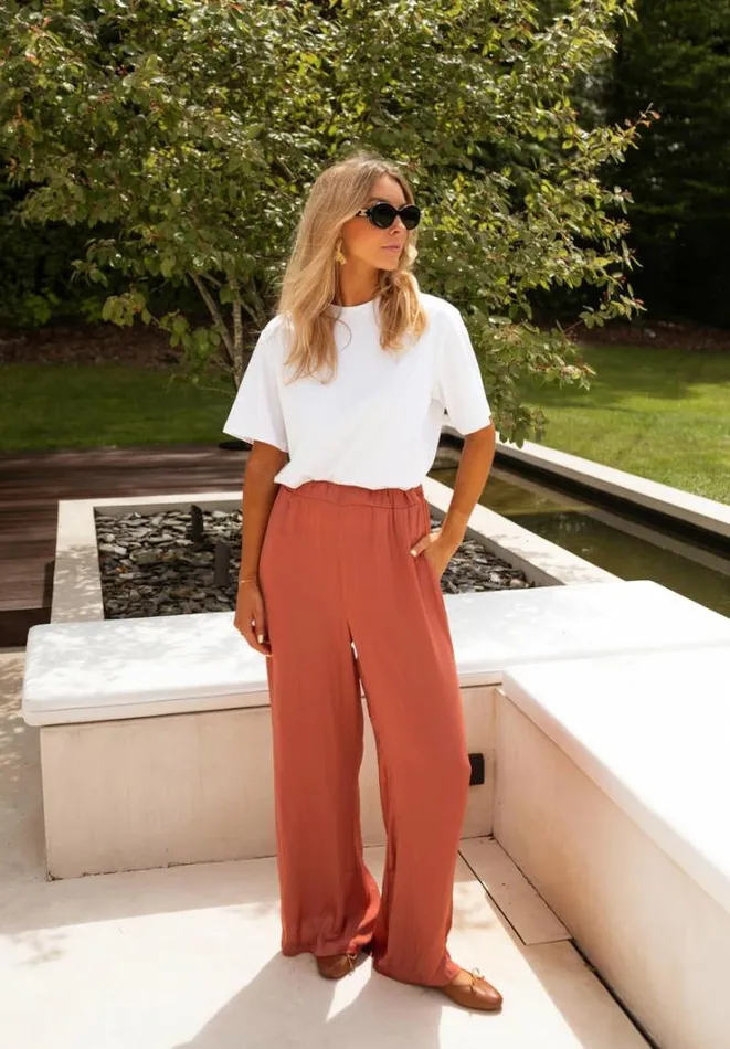 Women039s Clothing Pants and Jeans Easy Clothes Brick Rafael Pants Brick