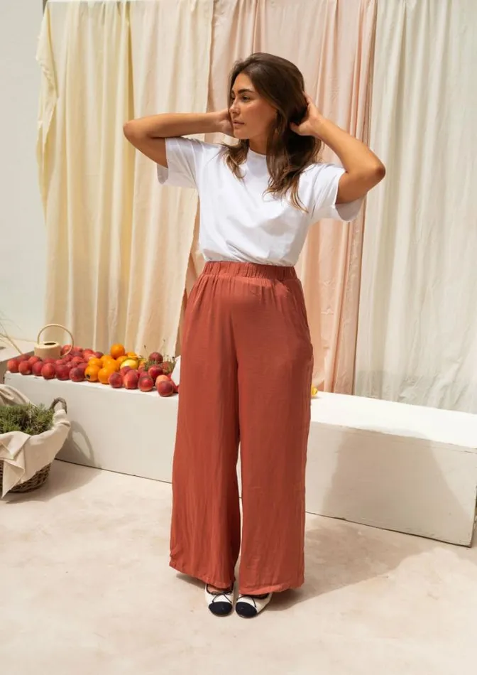 Women039s Clothing Pants and Jeans Easy Clothes Brick Rafael Pants Brick