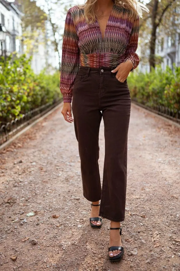Women039s Clothing Pants and Jeans Easy Clothes Chocolate Solan Jeans Chocolate