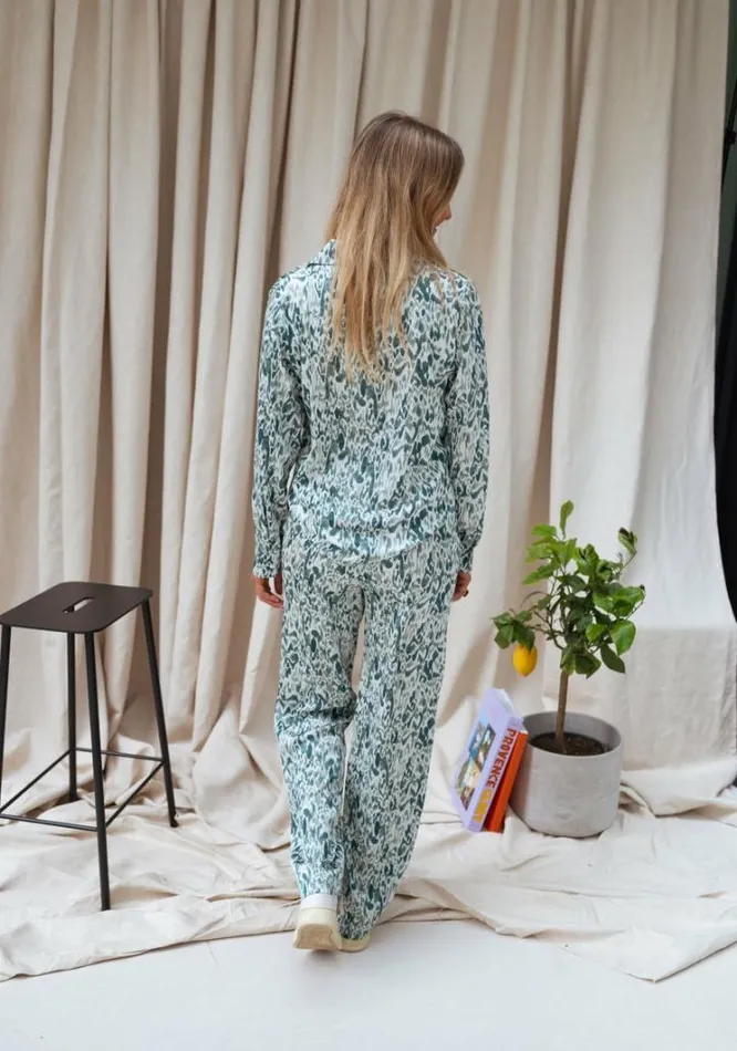 Women039s Clothing Pants and Jeans Easy Clothes Green Horace Patterned Pants