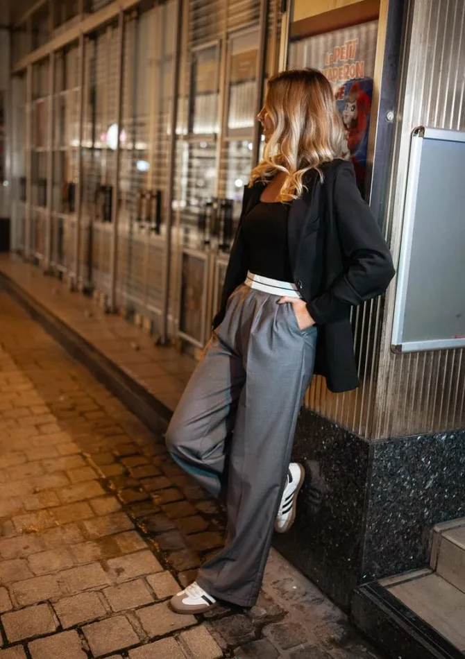 Women039s Clothing Pants and Jeans Easy Clothes Grey Charles Pants