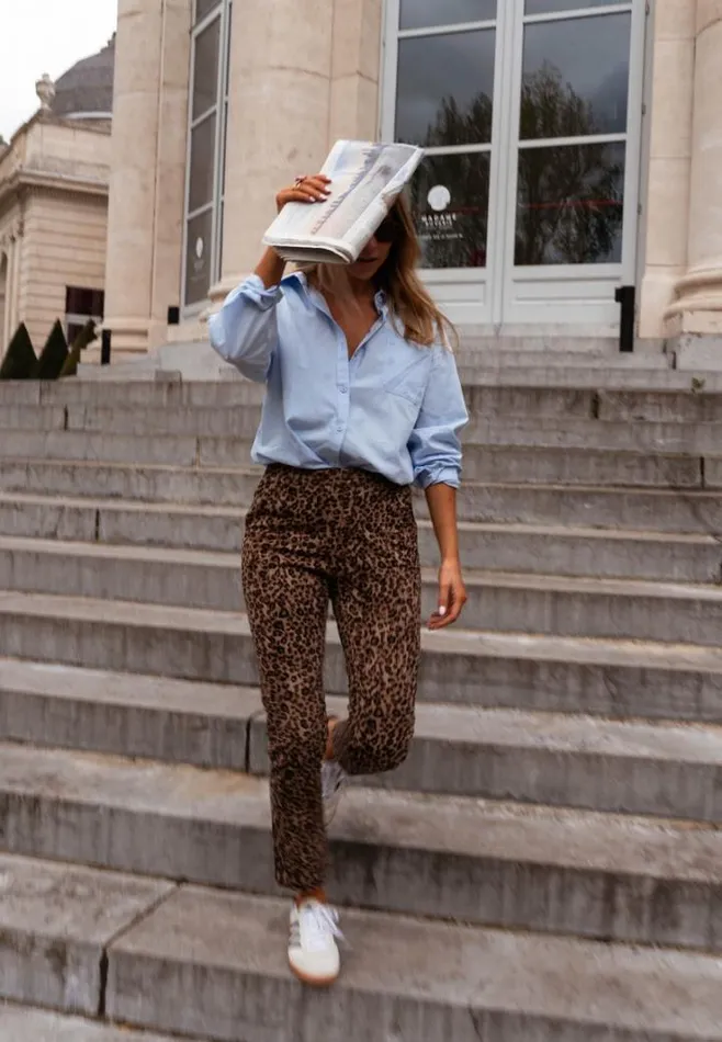 Women039s Clothing Pants and Jeans Easy Clothes Leopard Nihel Jeans