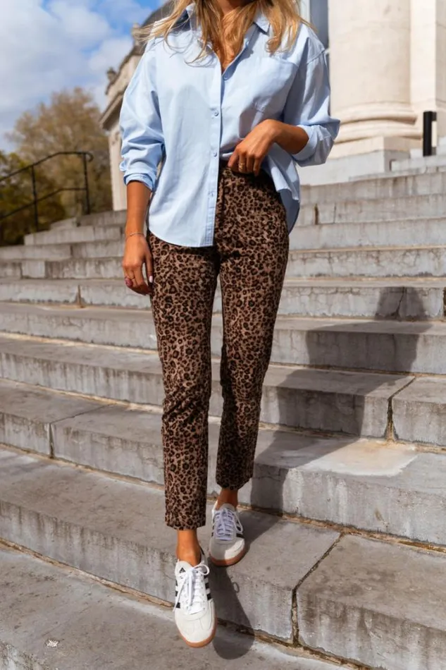 Women039s Clothing Pants and Jeans Easy Clothes Leopard Nihel Jeans