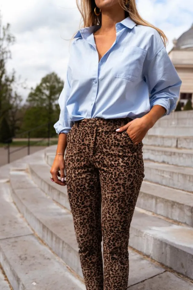 Women039s Clothing Pants and Jeans Easy Clothes Leopard Nihel Jeans