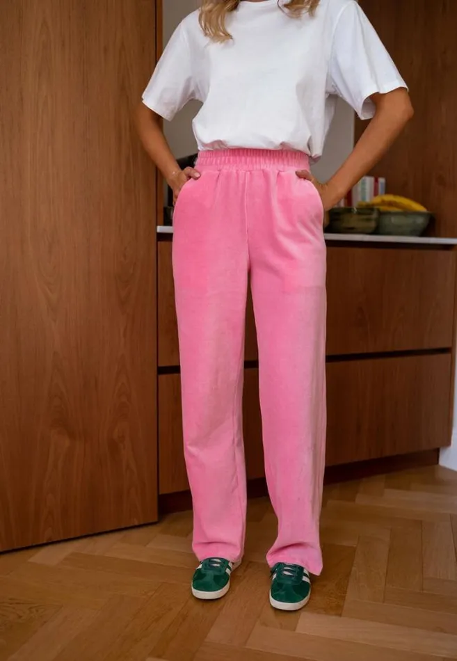 Women039s Clothing Pants and Jeans Easy Clothes Pink Velvet Oscar Pants