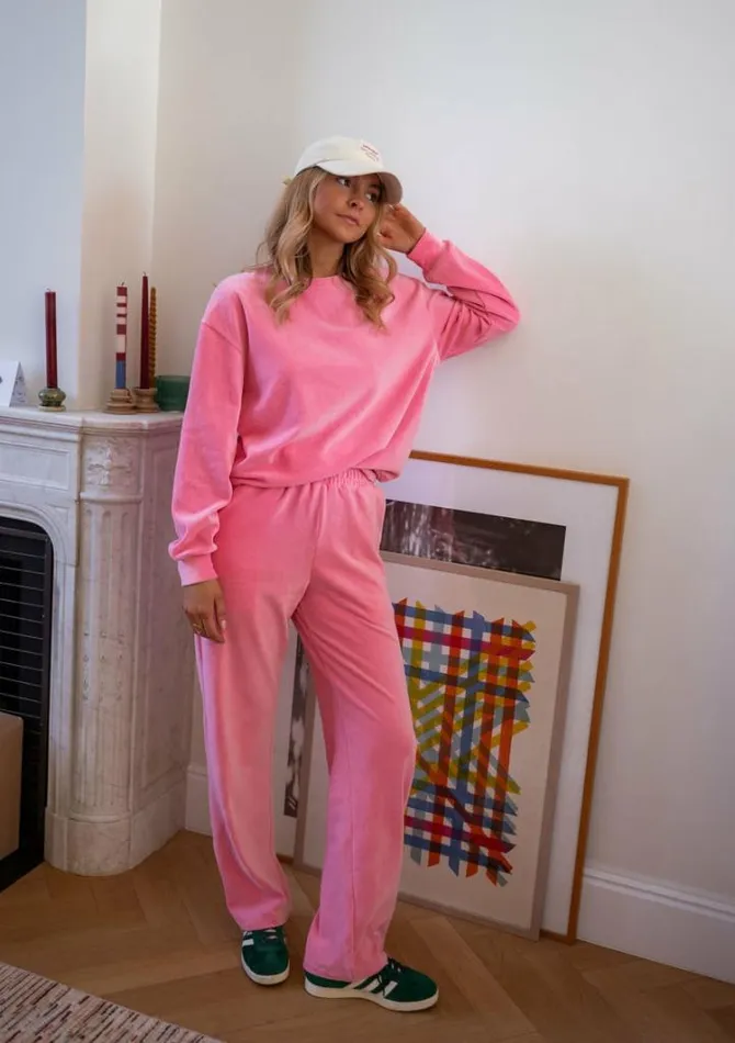 Women039s Clothing Pants and Jeans Easy Clothes Pink Velvet Oscar Pants