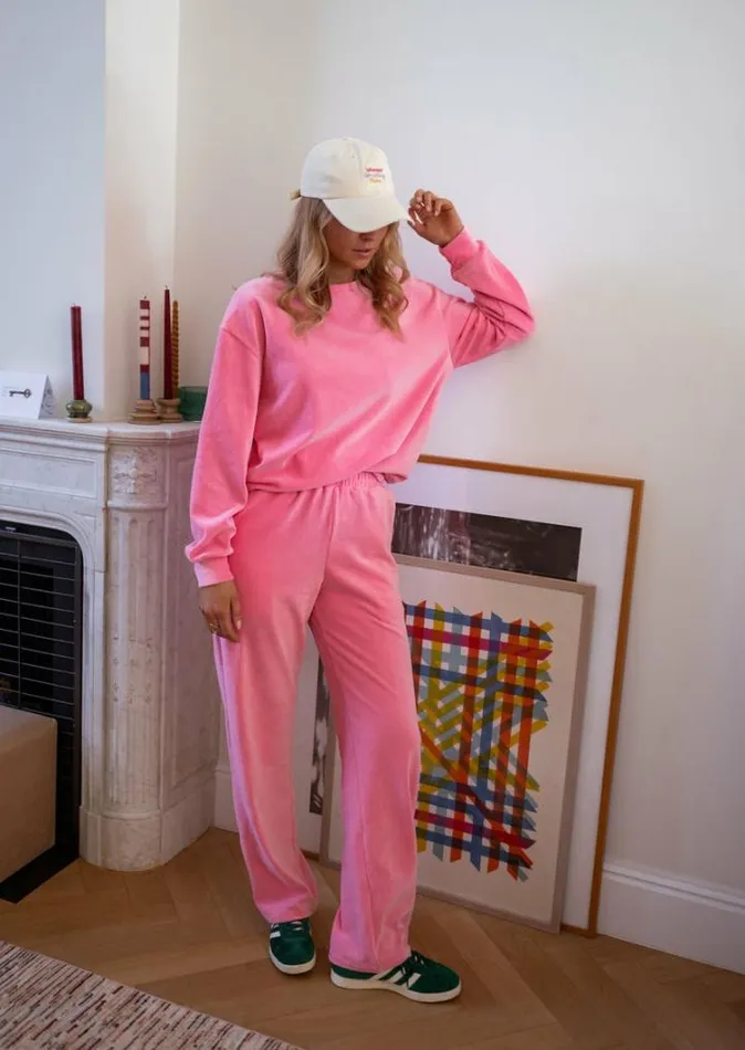 Women039s Clothing Pants and Jeans Easy Clothes Pink Velvet Oscar Pants