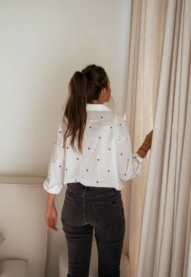 Women039s Clothing Shirts Easy Clothes White Resa Shirt