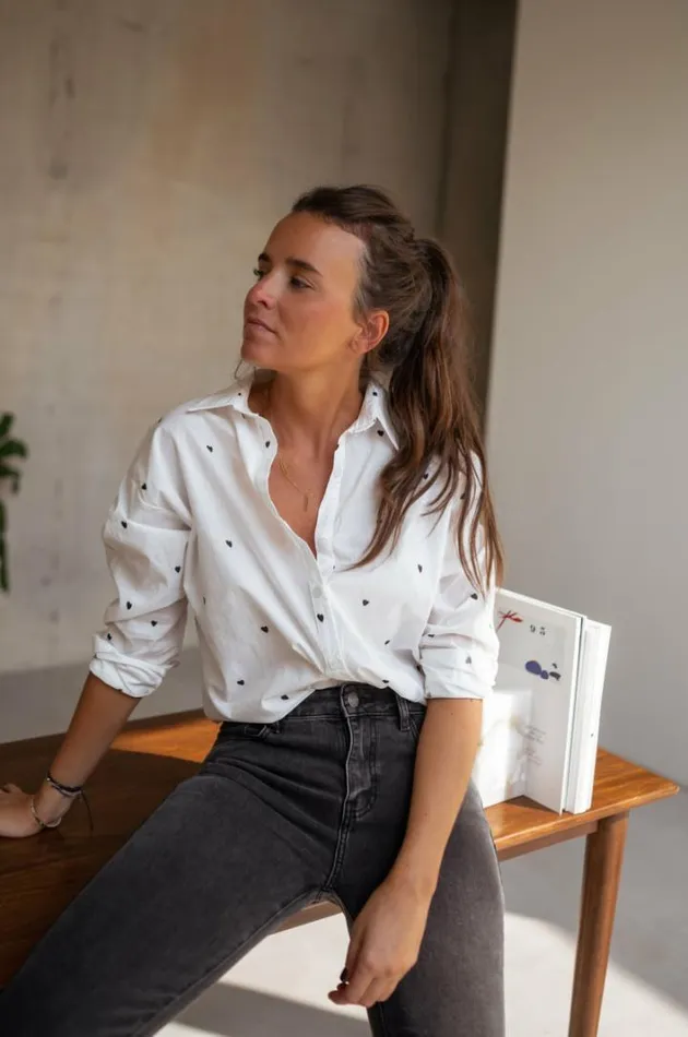 Women039s Clothing Shirts Easy Clothes White Resa Shirt