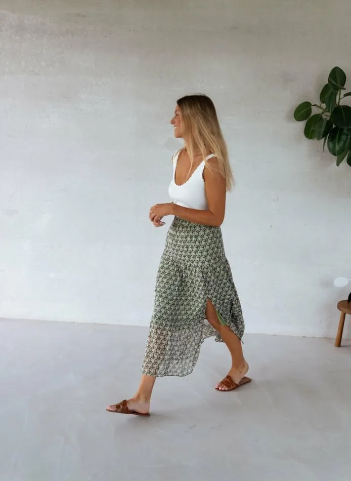 Women039s Clothing Skirts Easy Clothes Green Zoe Skirt