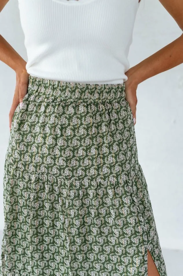 Women039s Clothing Skirts Easy Clothes Green Zoe Skirt Women039s Clothing Skirts Easy Clothes Green Zoe Skirt
