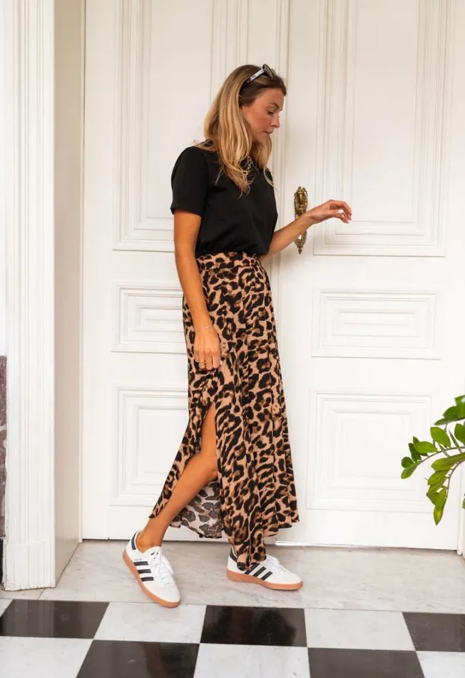 Women039s Clothing Skirts Easy Clothes Leopard Valou Skirt