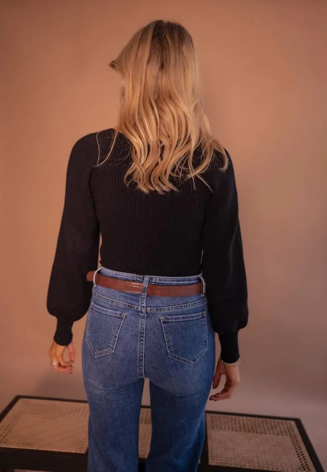 Women039s Clothing Sweaters Easy Clothes Black Zayn Sweater