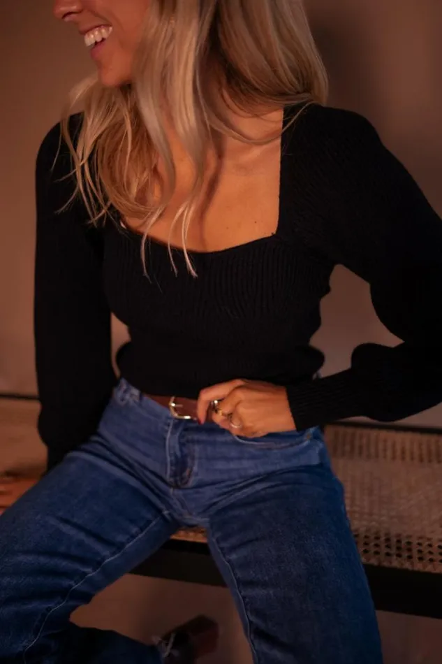 Women039s Clothing Sweaters Easy Clothes Black Zayn Sweater