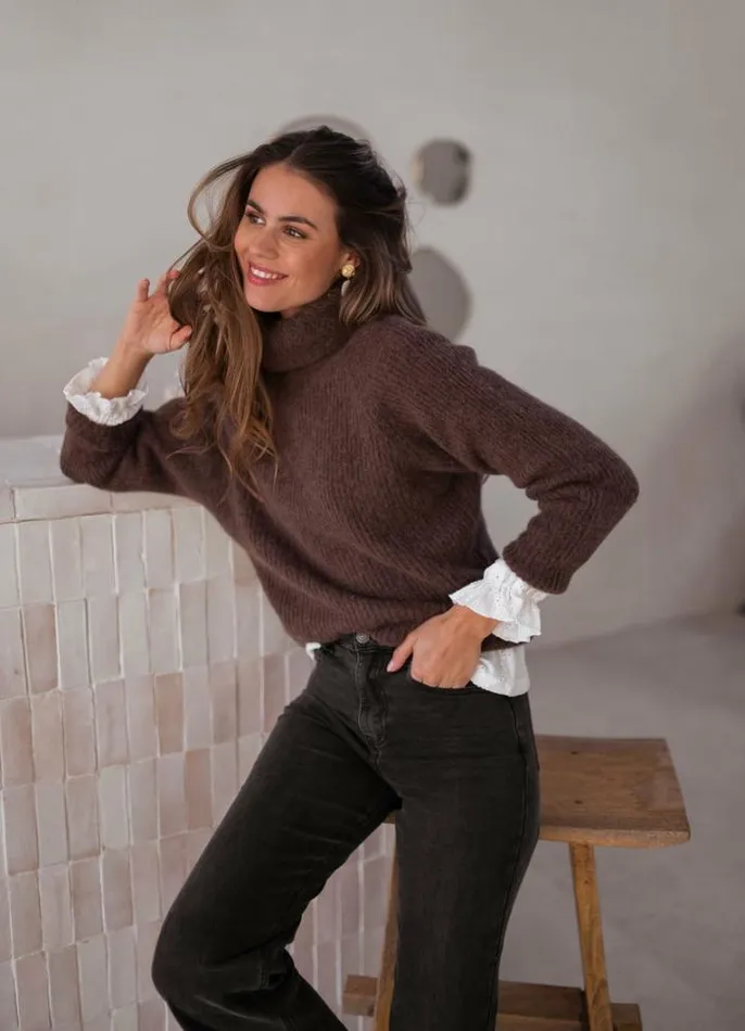 Women039s Clothing Sweaters Easy Clothes Brown Thibaut Sweater Brown