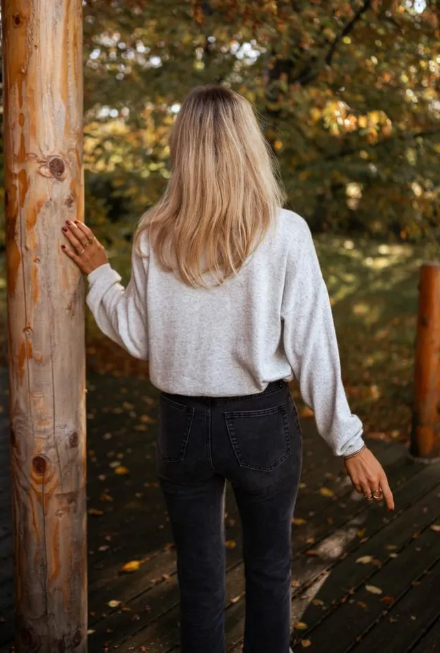 Women039s Clothing Sweaters Easy Clothes Grey Iris Cashmere Sweater