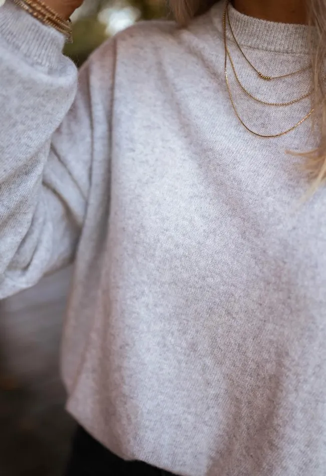 Women039s Clothing Sweaters Easy Clothes Grey Iris Cashmere Sweater