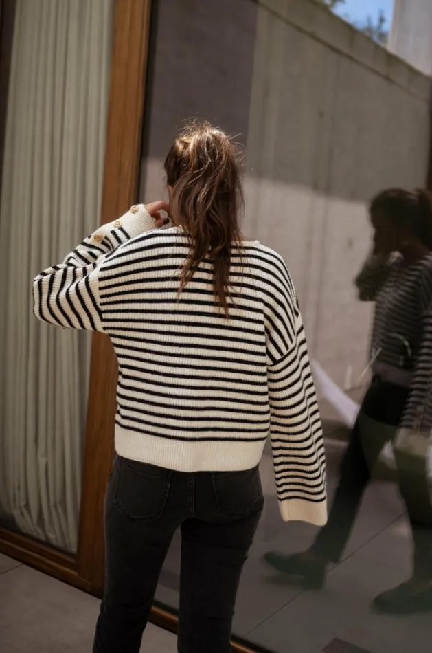 Women039s Clothing Sweaters Easy Clothes Striped Mathilde Sweater