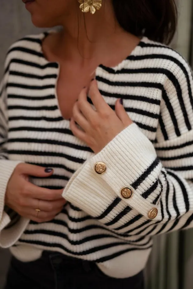 Women039s Clothing Sweaters Easy Clothes Striped Mathilde Sweater