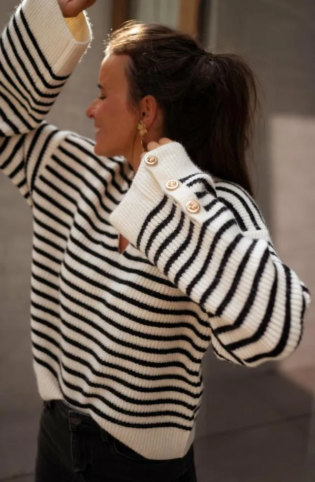 Women039s Clothing Sweaters Easy Clothes Striped Mathilde Sweater