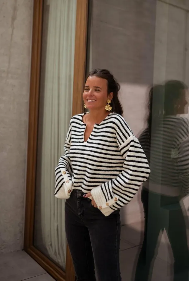 Women039s Clothing Sweaters Easy Clothes Striped Mathilde Sweater
