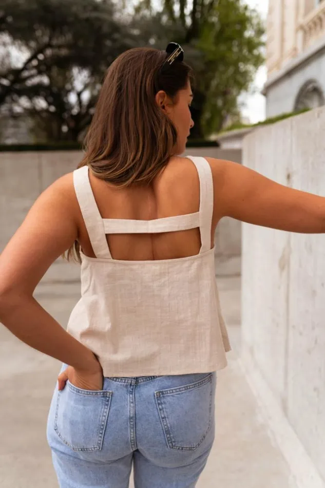 Women039s Clothing Tops Easy Clothes Beige Martial Top Women039s Clothing Tops Easy Clothes Beige Martial Top