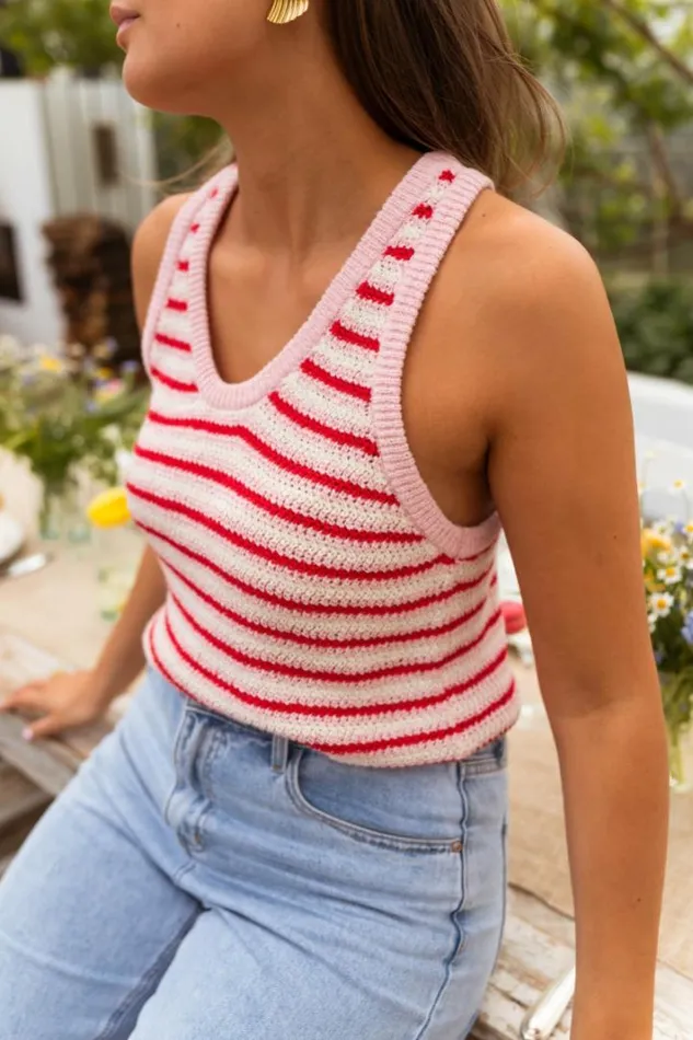Women039s Clothing Tops Easy Clothes Pink And Red Amara Top