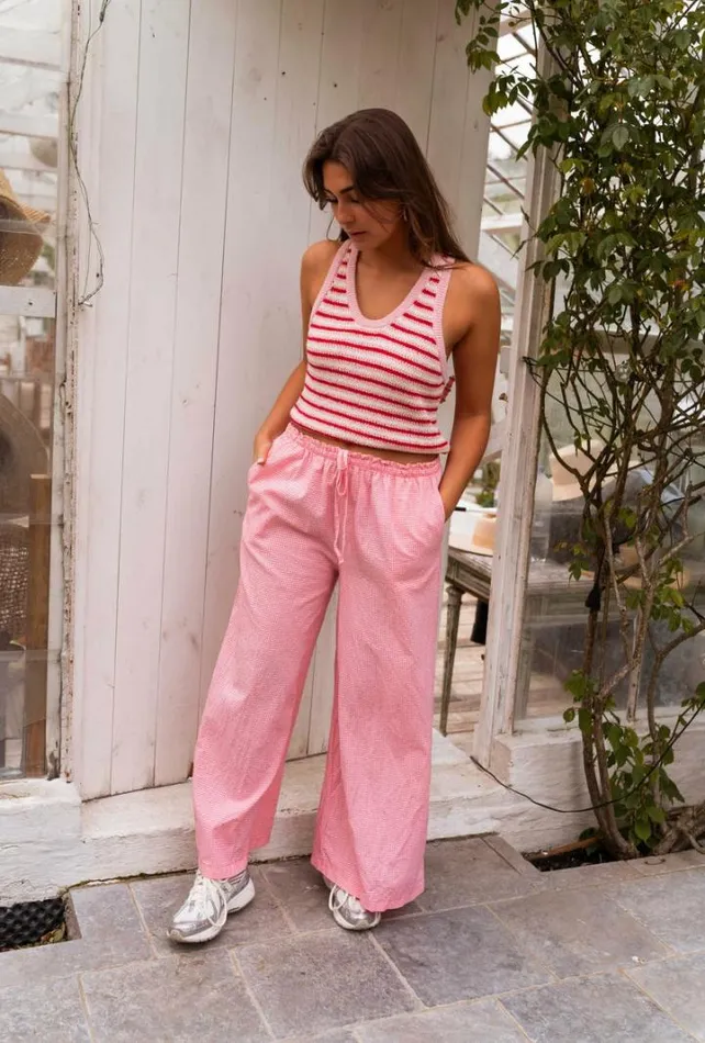 Women039s Clothing Tops Easy Clothes Pink And Red Amara Top
