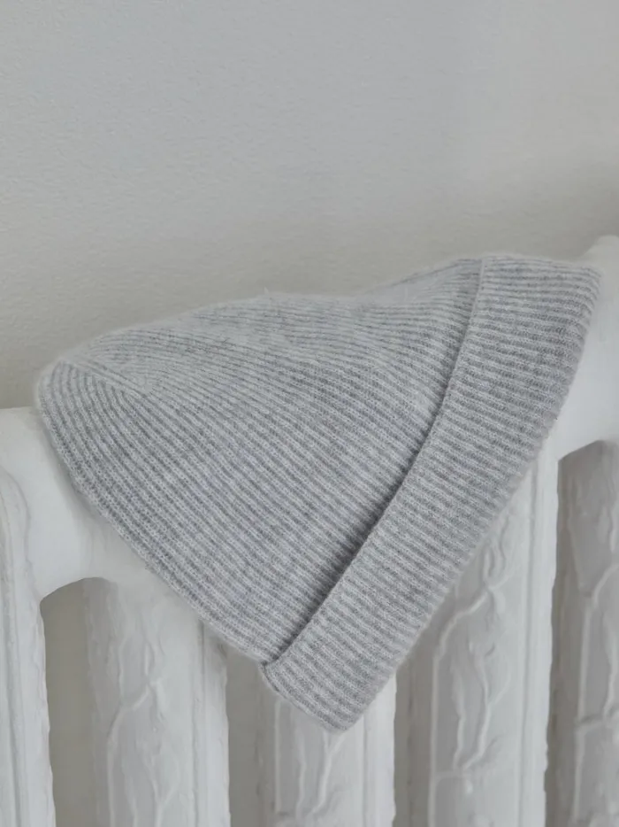 Women Accessories Cyrillus Adult Ribbed Cashmere Beanie 8211 The Cashmere Collection