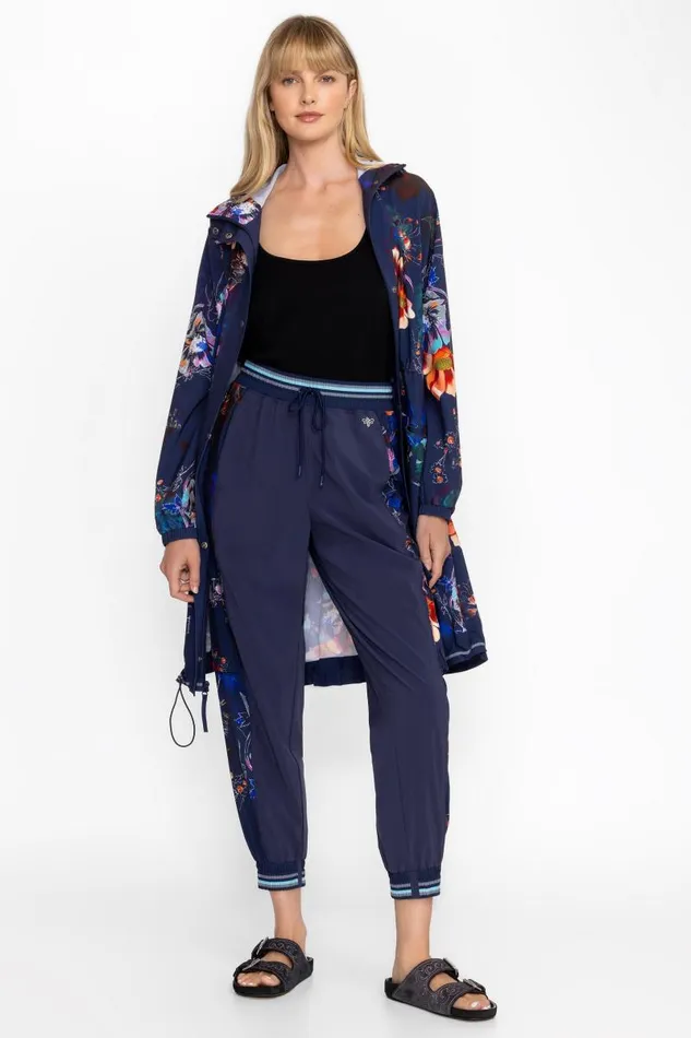 Women Active Johnny Was BEE ACTIVE UTILITY TRACK PANT Midnight Scarf Print Women Active Johnny Was BEE ACTIVE UTILITY TRACK PANT Midnight Scarf Print