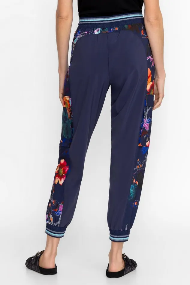 Women Active Johnny Was BEE ACTIVE UTILITY TRACK PANT Midnight Scarf Print Women Active Johnny Was BEE ACTIVE UTILITY TRACK PANT Midnight Scarf Print