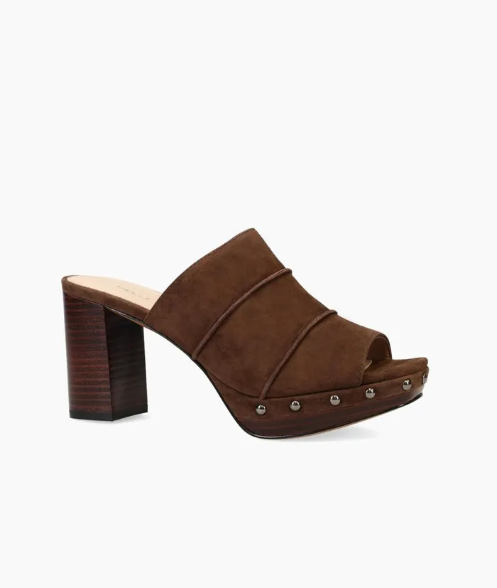 Women Amery Mule 8211 Oak Pelle Moda Platforms Women Amery Mule 8211 Oak Pelle Moda Platforms
