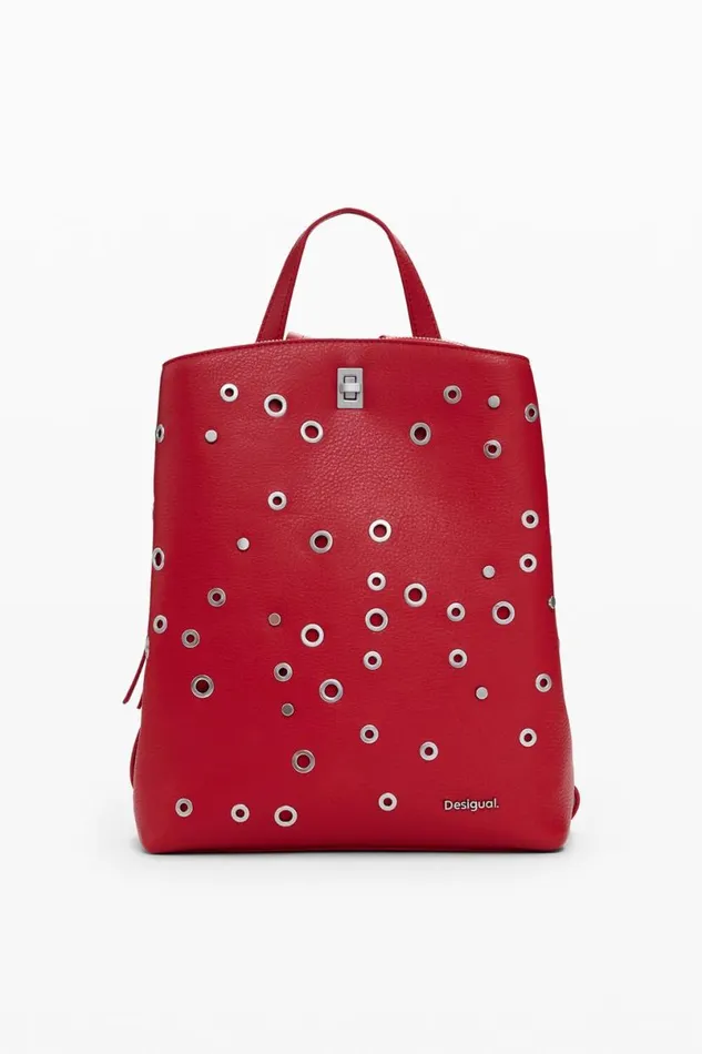 Women Backpacks Desigual Medium Studded Backpack Women Backpacks Desigual Medium Studded Backpack
