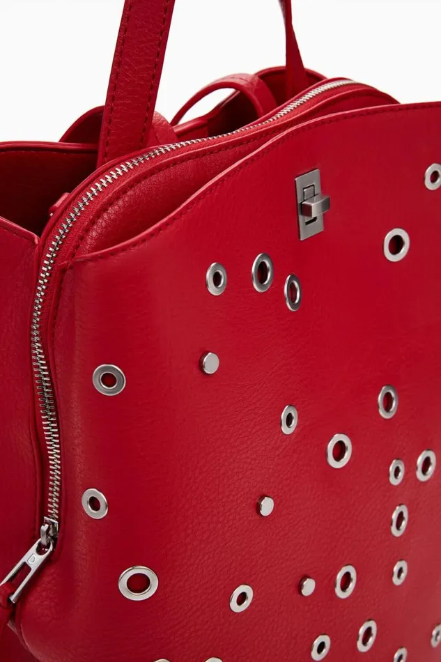 Women Backpacks Desigual Medium Studded Backpack Women Backpacks Desigual Medium Studded Backpack
