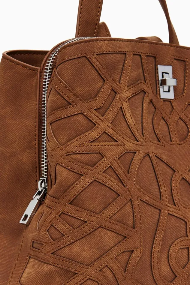 Women Backpacks Desigual Mini Embossed Backpack
