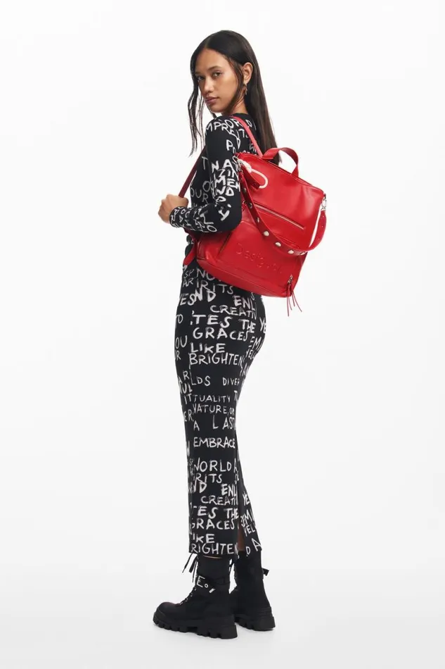 Women Backpacks Desigual S Logo Backpack