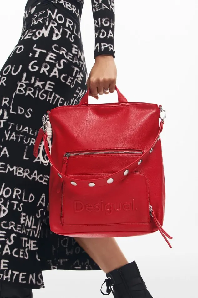 Women Backpacks Desigual S Logo Backpack