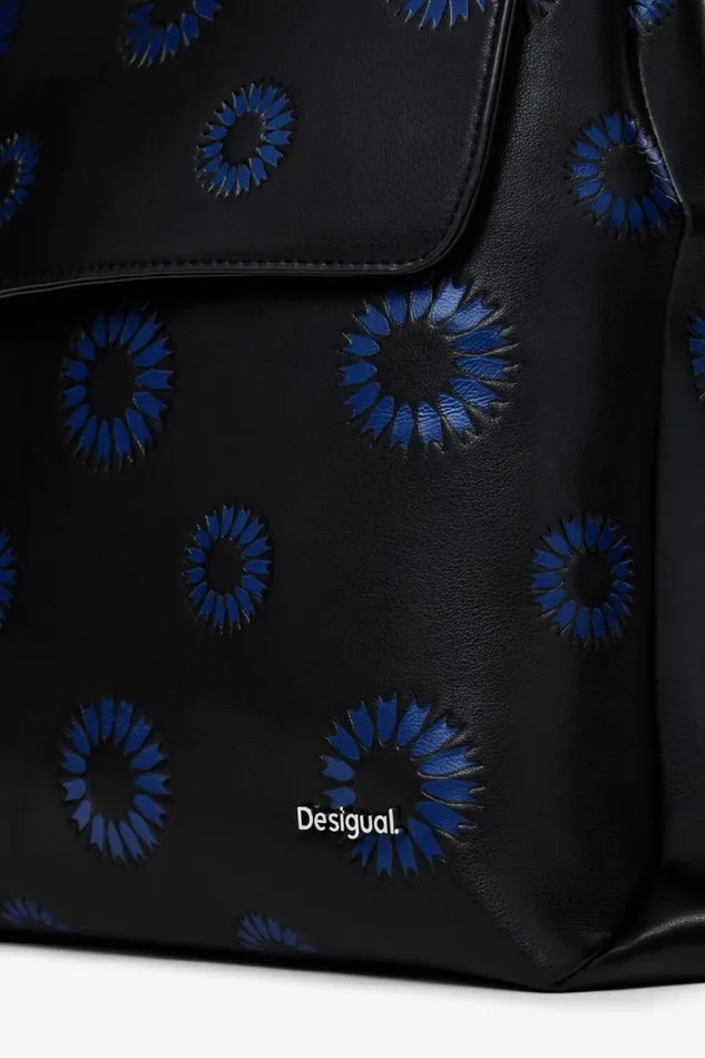 Women Backpacks Desigual Small Sunflower Backpack