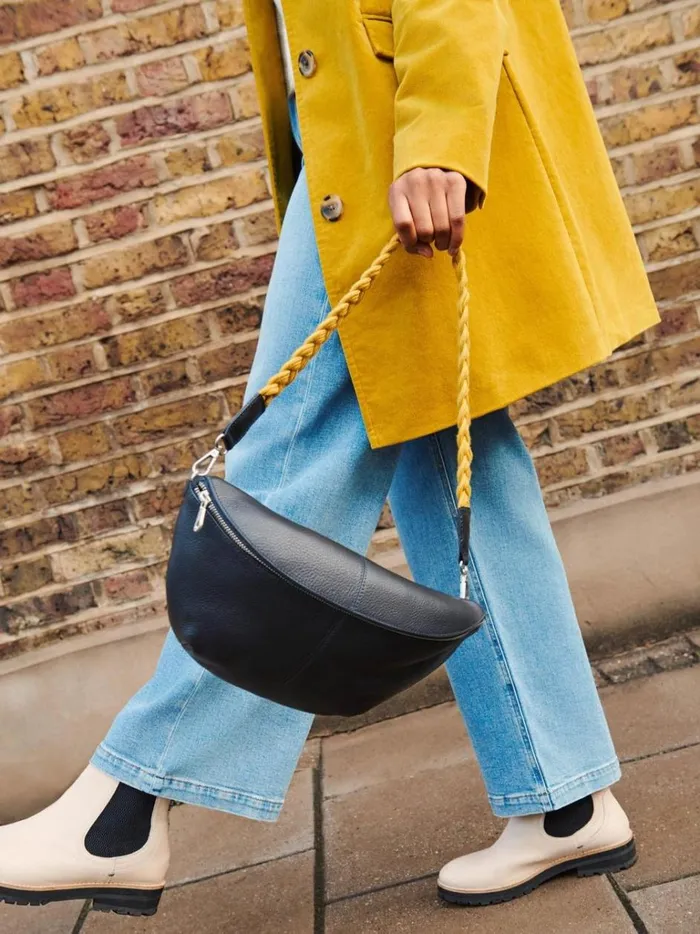 Women BAGS and PURSES White Stuff Sebby Leather Sling Bag Dark Navy Women BAGS and PURSES White Stuff Sebby Leather Sling Bag Dark Navy