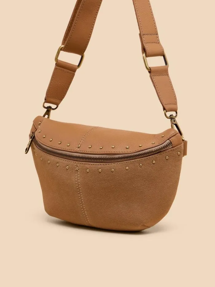 Women BAGS and PURSES White Stuff Sebby Mini Leather Sling Bag Light Tan