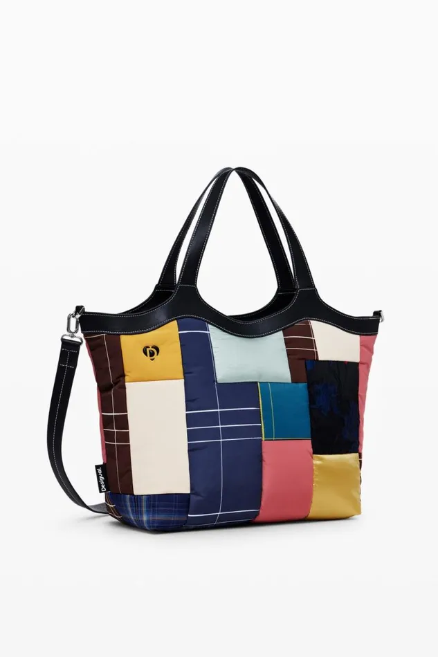 Women Bags Desigual Geometric Handle Bag
