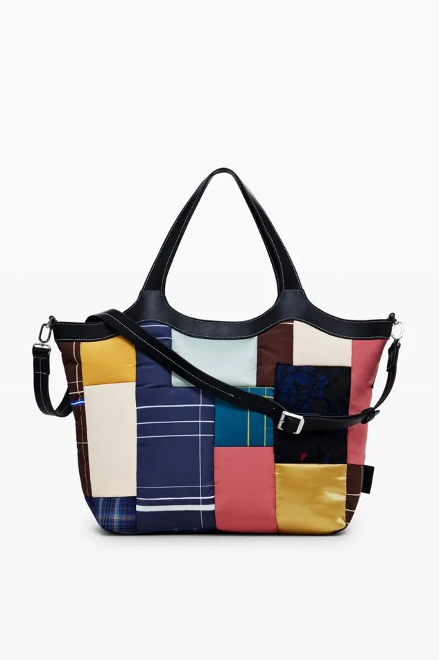 Women Bags Desigual Geometric Handle Bag