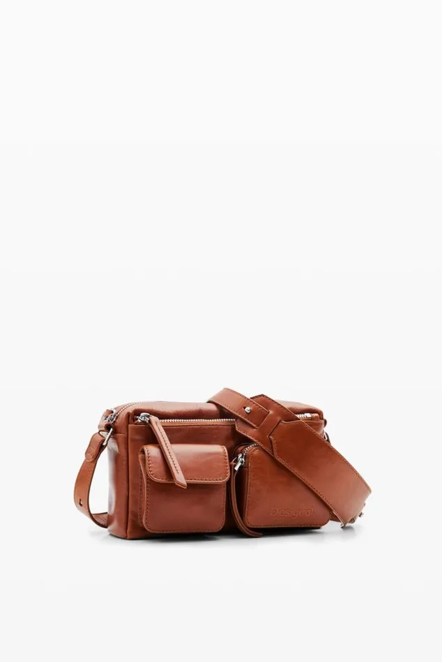 Women Bags Desigual S Leather Pockets Crossbody Bag