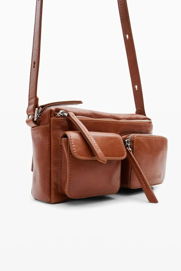 Women Bags Desigual S Leather Pockets Crossbody Bag