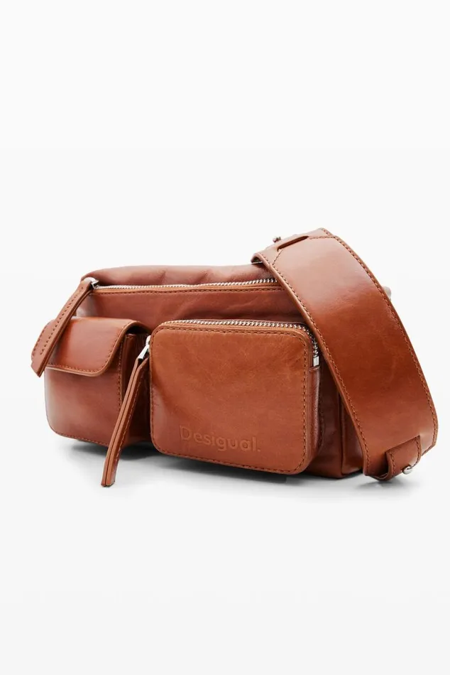 Women Bags Desigual S Leather Pockets Crossbody Bag