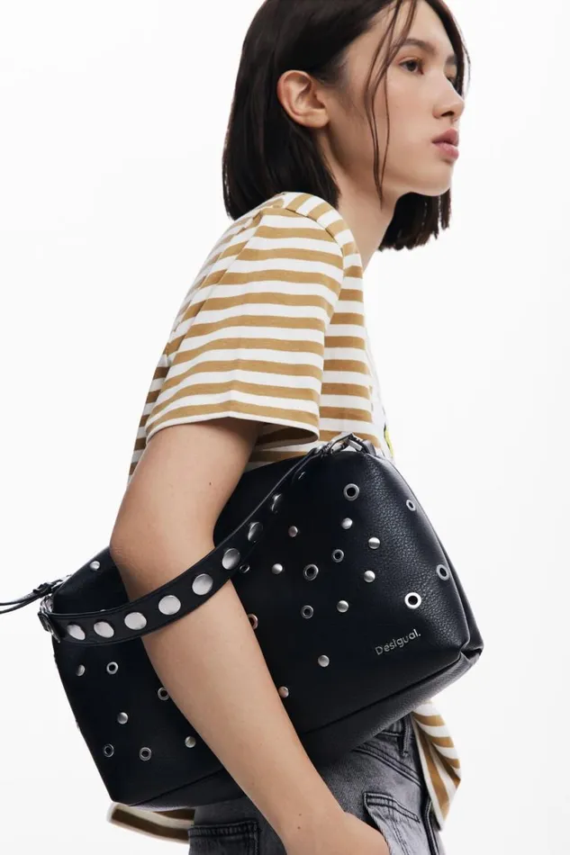 Women Bags Desigual Studded Handbag