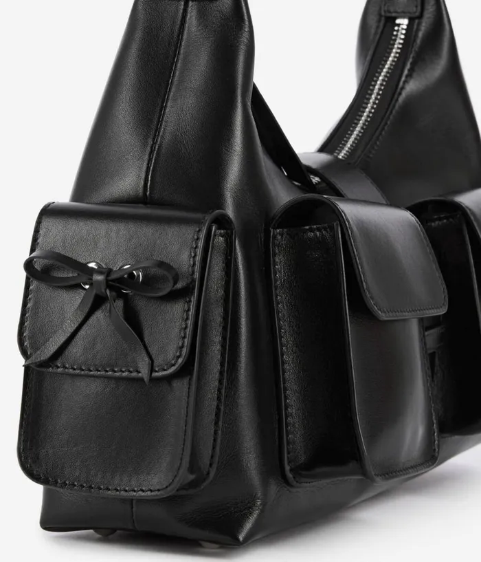 Women Bags THE KOOPLES Black Smooth Leather Amelia Bag